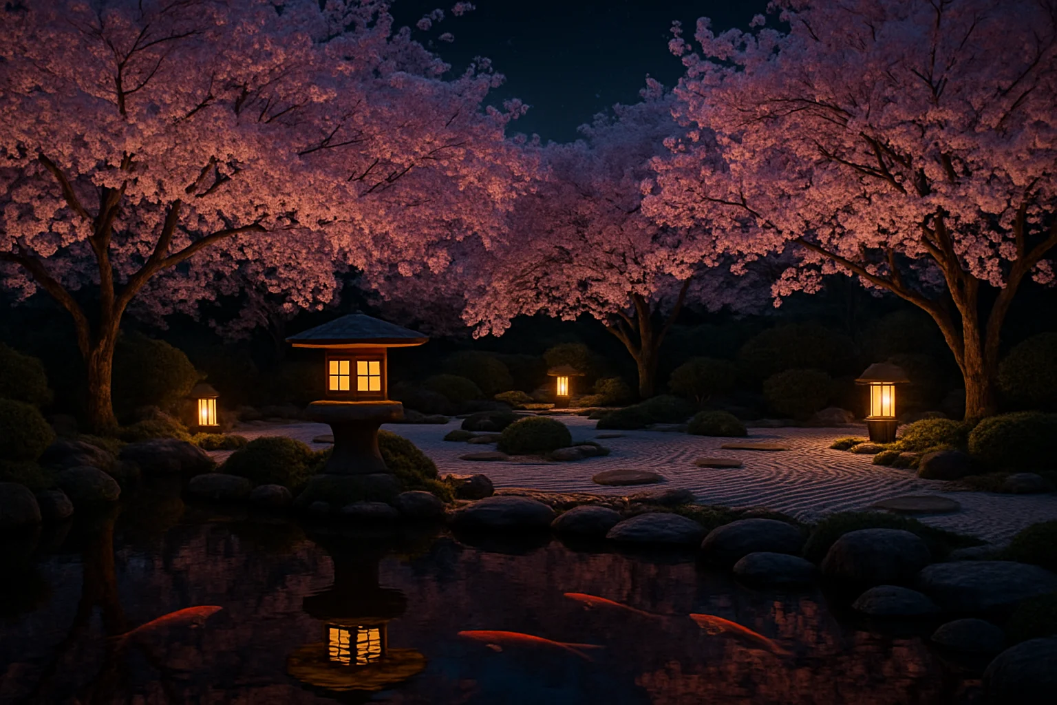 Zen Japan kasinoteema – sakurakukat ja pelejä